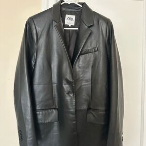 Zara Faux Leather Jacket